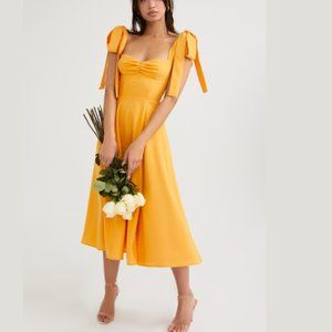 House of CB Alicia Tangerine Midi Dress